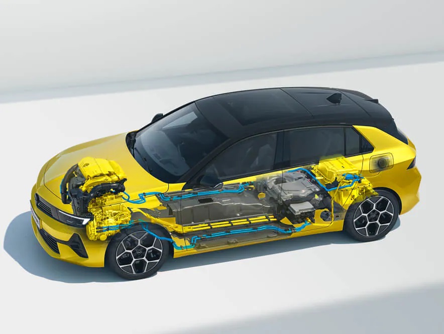 Opel Astra Hybrid Plug-in  - napęd hybrydowy