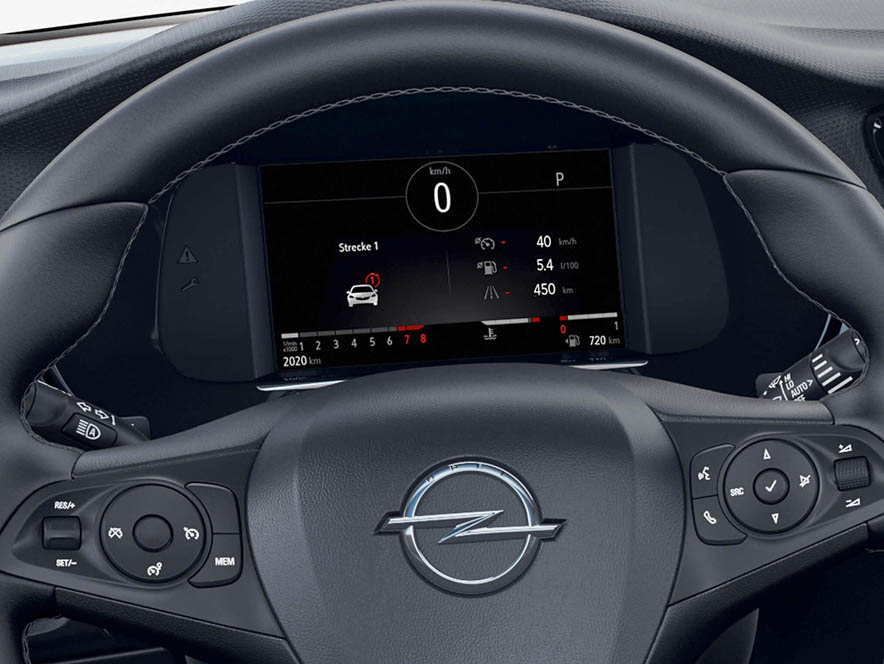 Opel Corsa - Cyfrowy Panel Wskaźników