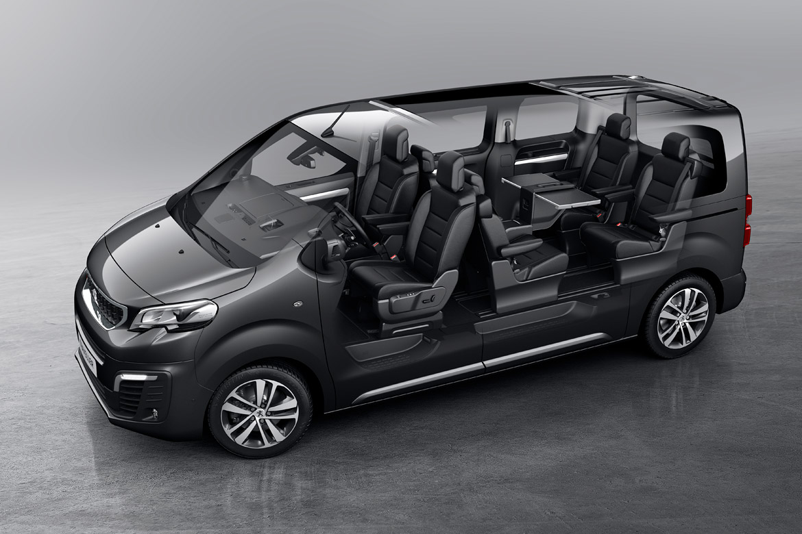 Peugeot e-Traveller - Materiały i Wykończenie